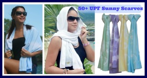 Light as a feather, cool as a breeze, blocks 97% UV scarf